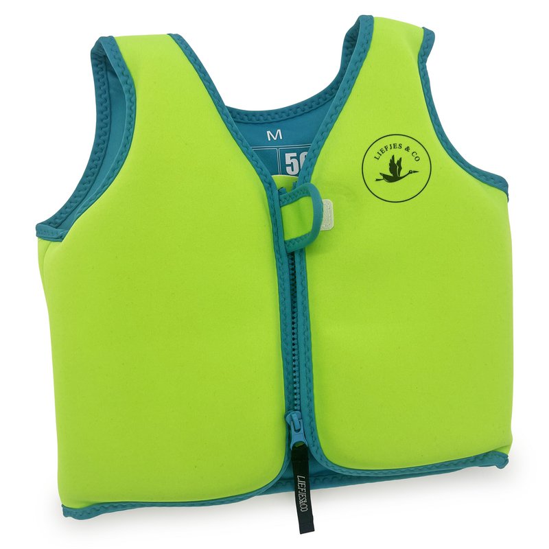 Liefjes & Co Baby - Redningsvest - Flydevest barn - Redningsvest 1/2/3/4/5/6/7/8/9 År Flydedragt - Flydehjælp - UPF50+ Solbeskyttelse