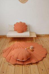 “Papaya” Linen Shell Pillow