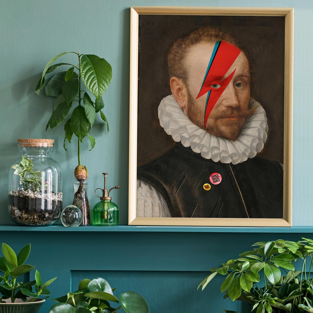 Impresión rebelde de Bowie