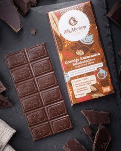Cremige Kokosmilchschokolade ohne Zuckerzusatz | 80g