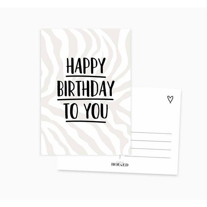 Ansichtkaart || Happy Birthday to you