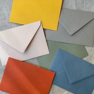 Enveloppen / C6 / enkel / natuurlijk papier