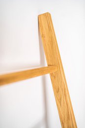Escalera para ropa, escalera para toallas de roble macizo