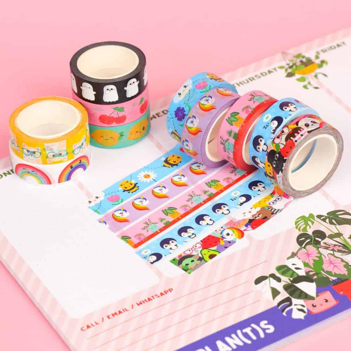 Cinta washi Unicornio