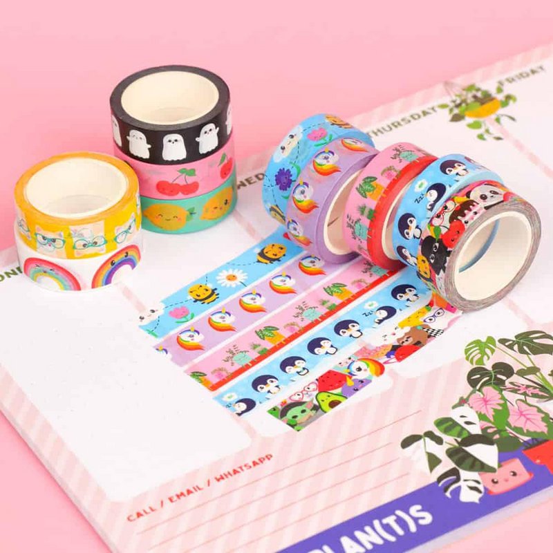 Cinta Washi Unicornio