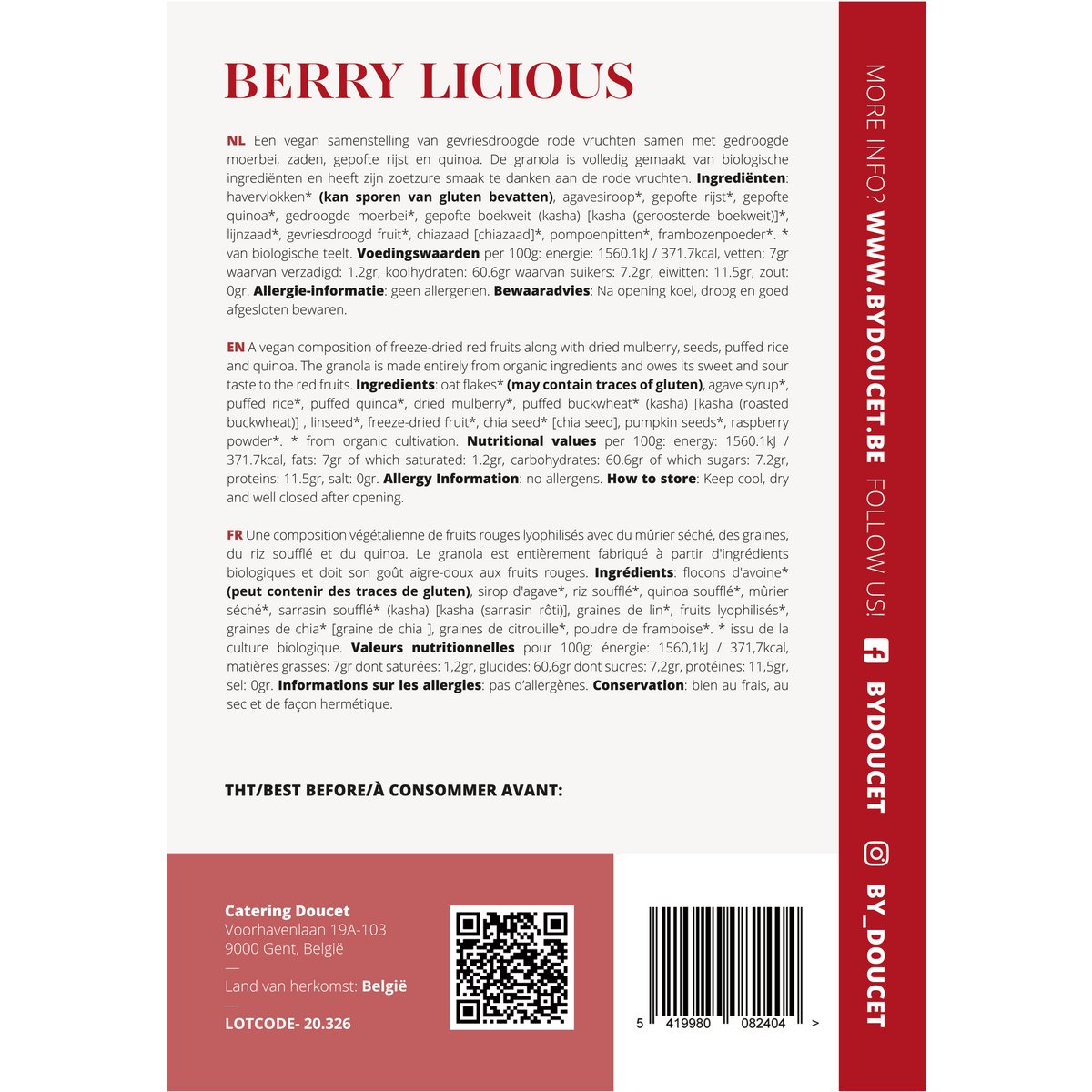Granola Jagoda Licious 300G