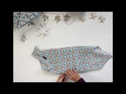 Furoshiki 3 størrelses bundt - enkeltsidet - teal - Fabrap