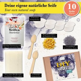 Make soap yourself, DIY set from spreetherm incl. 100% vegan curd soap, and much more. - HIGHLIGHTS: Natural ingredients, make your own unscented soap, DIY set from spreetherm including 100% vegan curd soap, and much more. - HIGHLIGHTS: Natural ingre