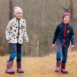 Fleecejack Pippi Langkous Navy
