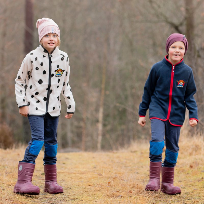 Fleecejack Pippi Langkous Navy
