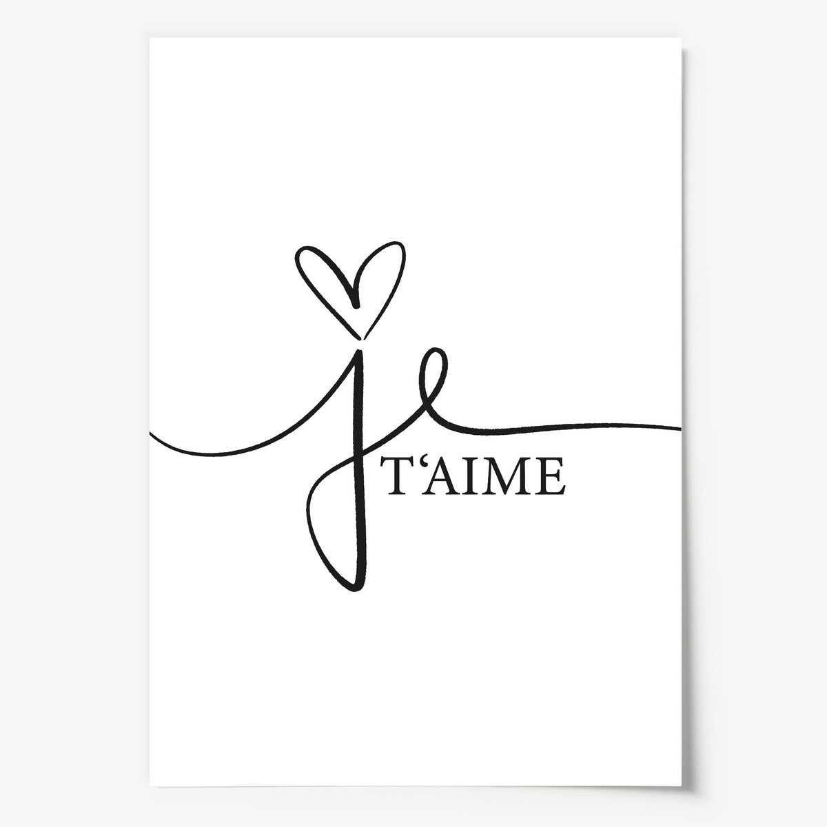 Poster: Je t'aime
