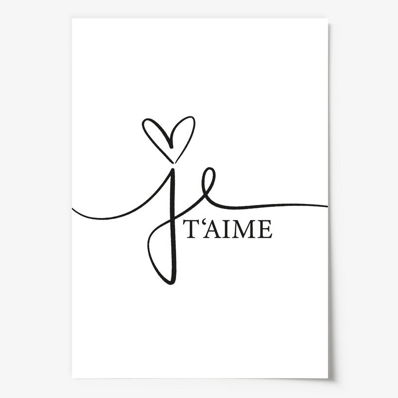 Poster: Je t'aime
