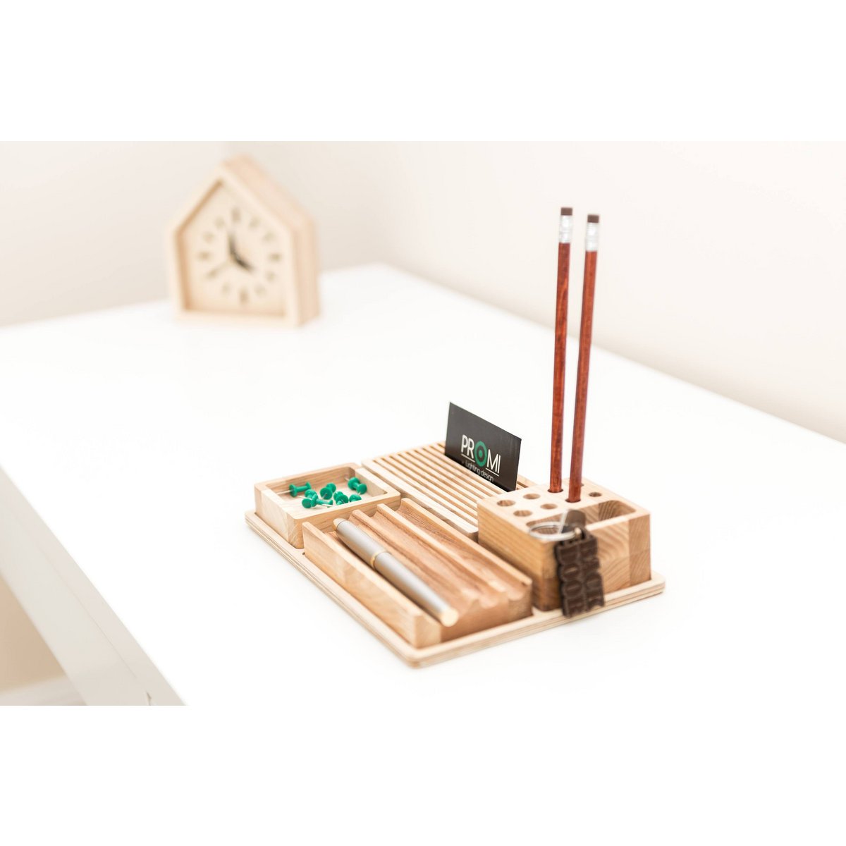 Houten bureau-organizer, Bureau-organizer