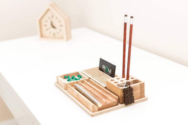 Houten bureau-organizer, Bureau-organizer