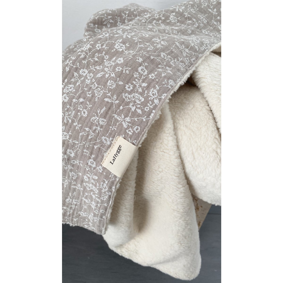 Baby Organic Plush Blanket Beige