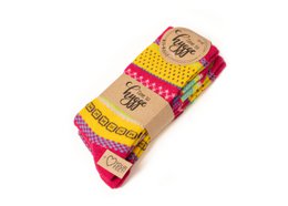 2 Paar 45% Wollsocken Bunt s Design 2 Paar