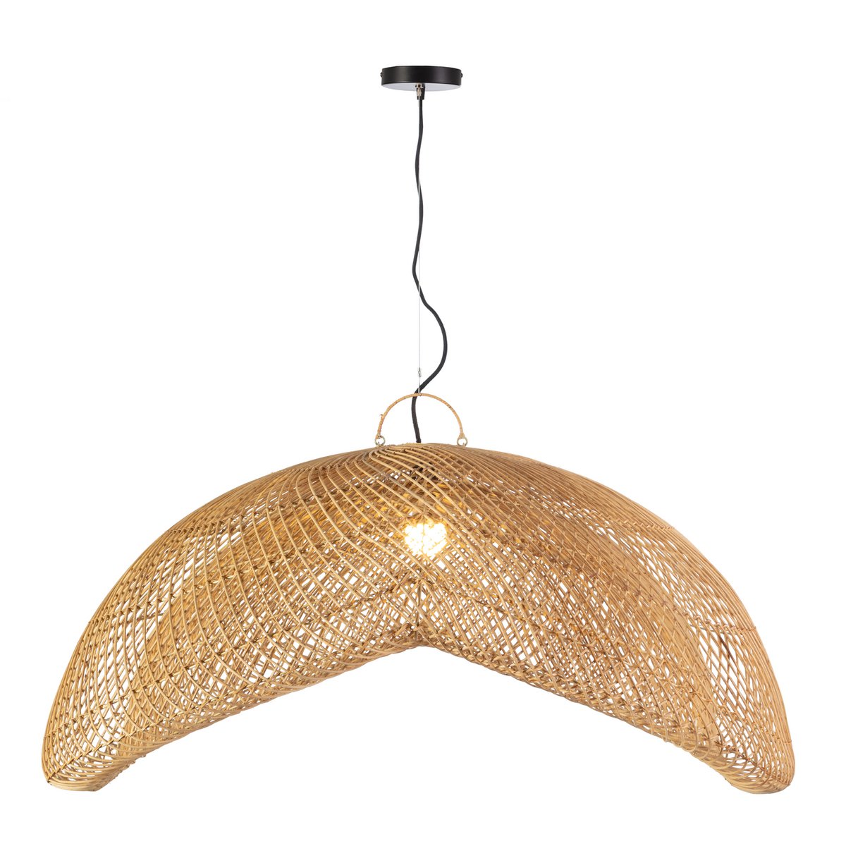 LOFTSLAMPE 110X90X55/200 NATURLIG RATTAN TH7984300