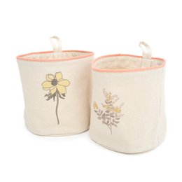 FLORA set 2 storage baskets
