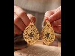 Filigree Style Bohemia Flower Earrings