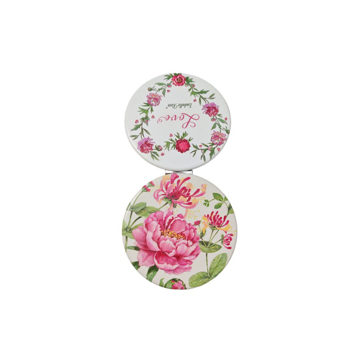 Pocket mirror Peony 8 cm Isabelle Rose
