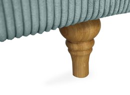 ASTRID 4-zitsbank/slaapbank Corduroy Dusty Blue afneembare en wasbare hoezen
