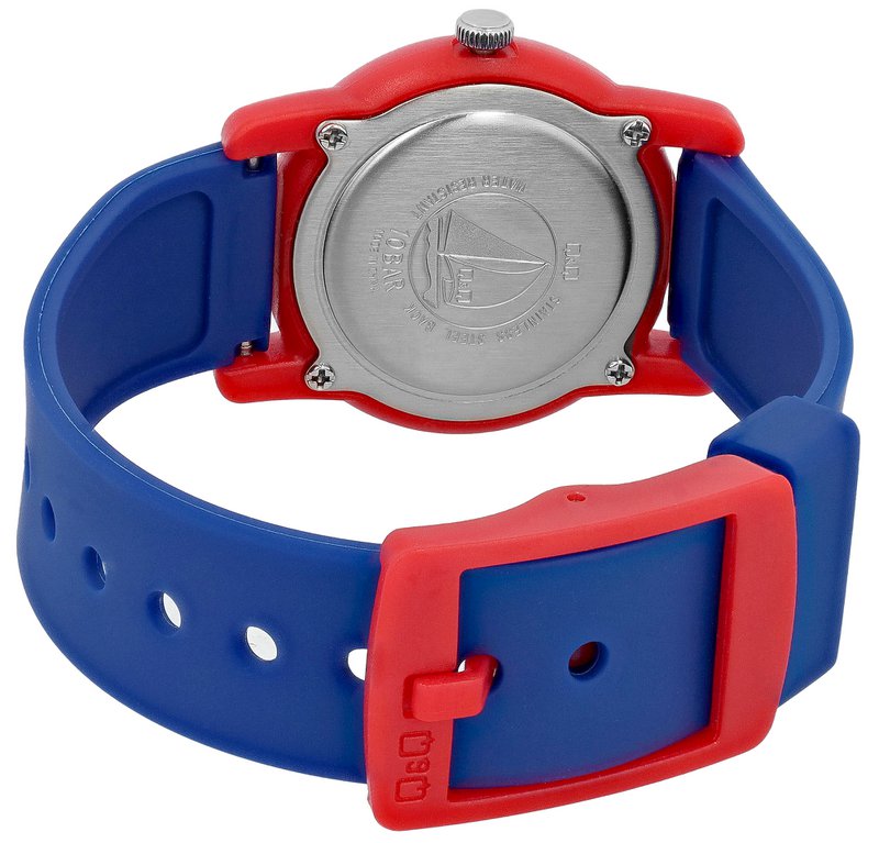 Montre pour enfants Q&Q "Avion", bracelet en résine, 10 ATM