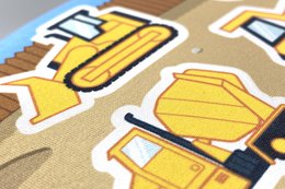 Construction Site - Shoe Stickers