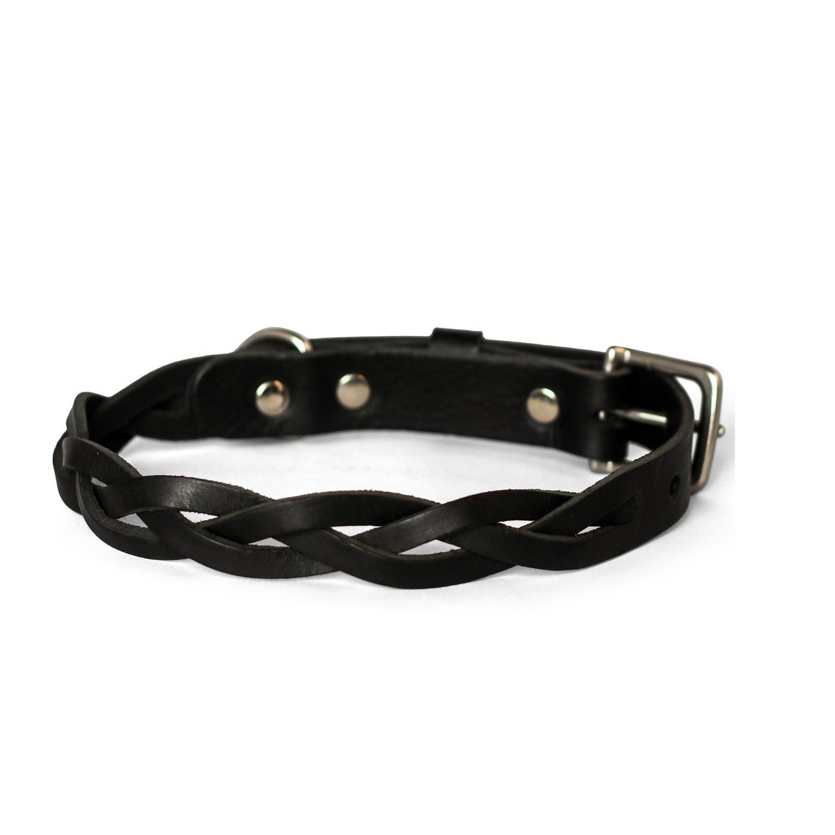 Twisted Halsband Zwart
