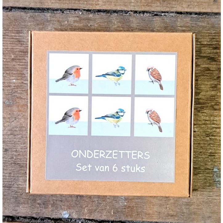 Posavasos pájaros