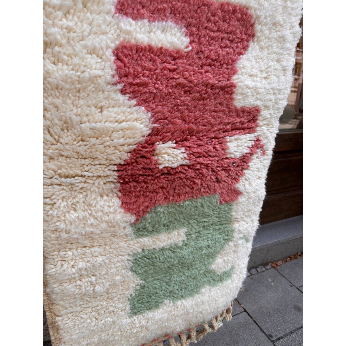 Mini Berber tæppe - Runrah - 0,60 x 1,10m