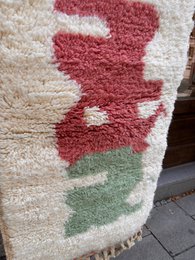 Mini Berber tæppe - Runrah - 0,60 x 1,10m
