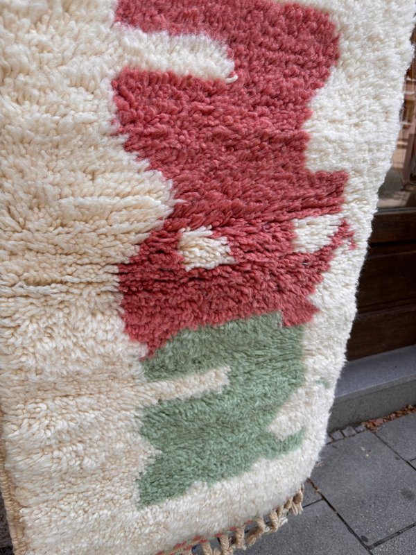 Mini Berber tæppe - Runrah - 0,60 x 1,10m