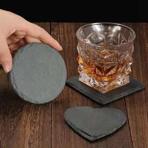 Slate, heart, square or round slate glass
