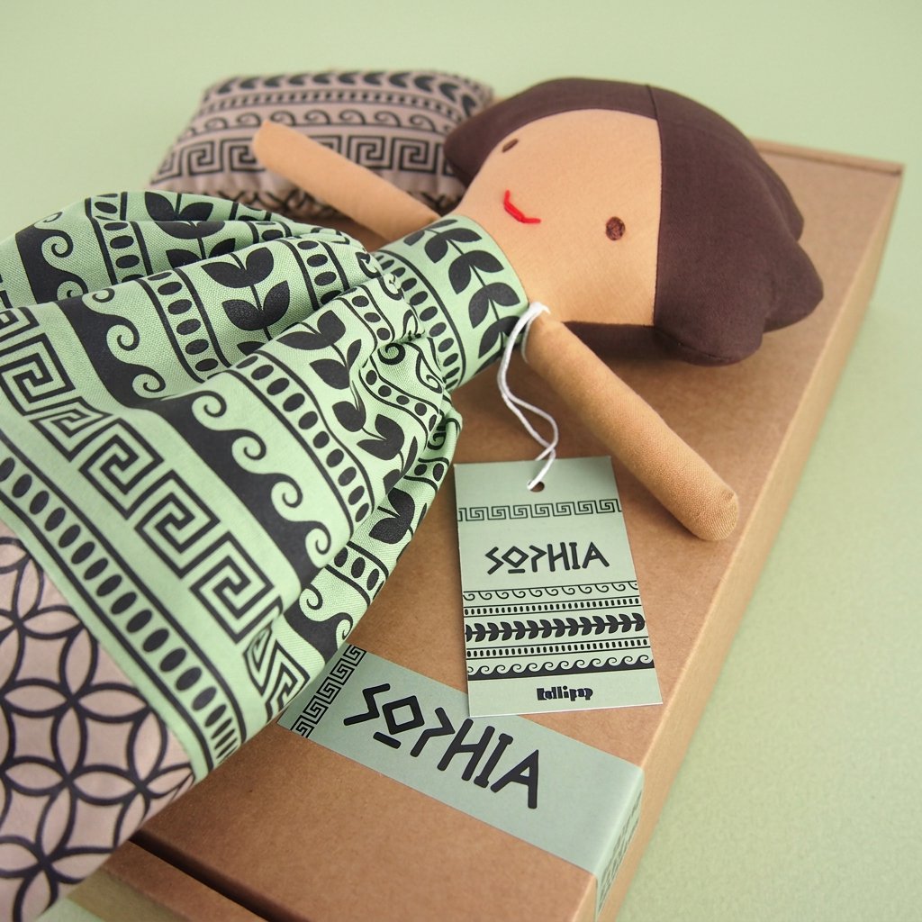 Griechische Sophia - Doppelpuppe