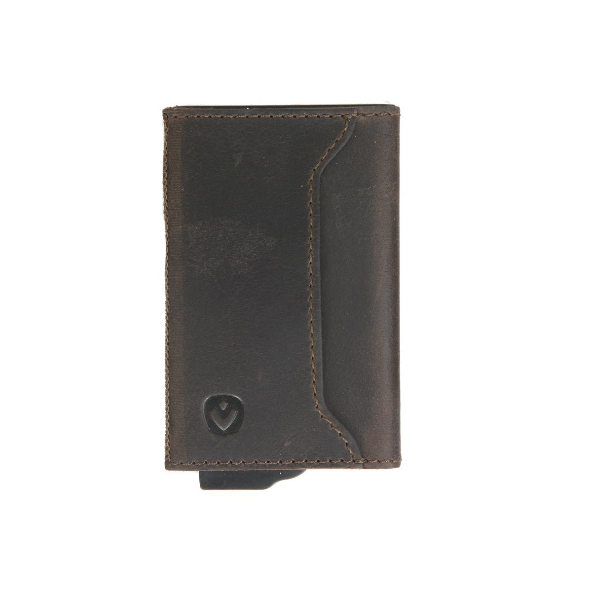 Porte-cartes Plus Vintage Marron