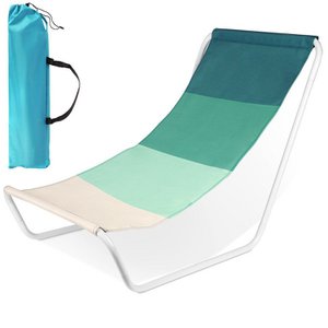 Folding sun lounger metal 94x51x60cm