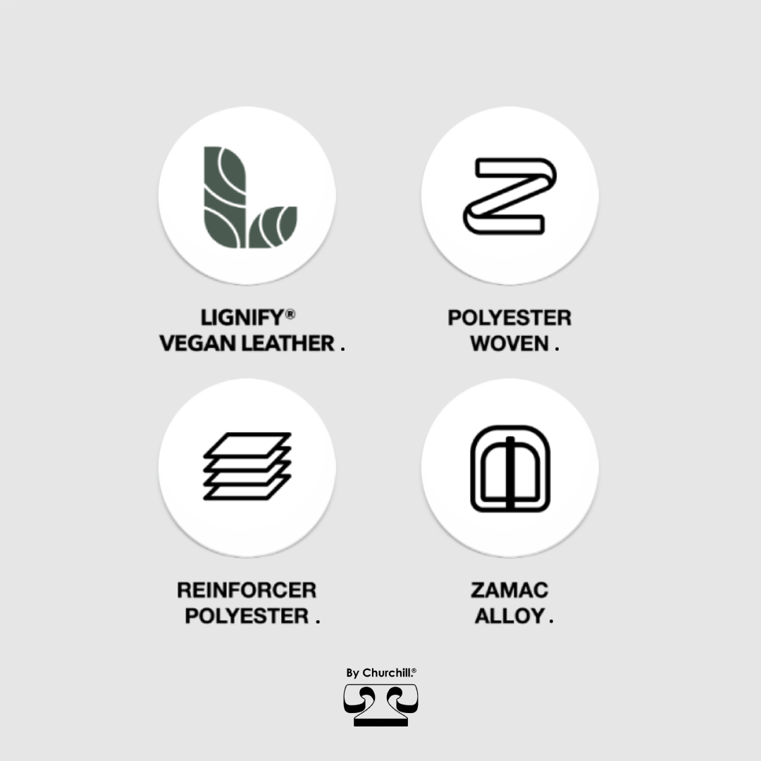 HARNAIS CHURCHILL. Café – Harnais chien cuir vegan rembourré