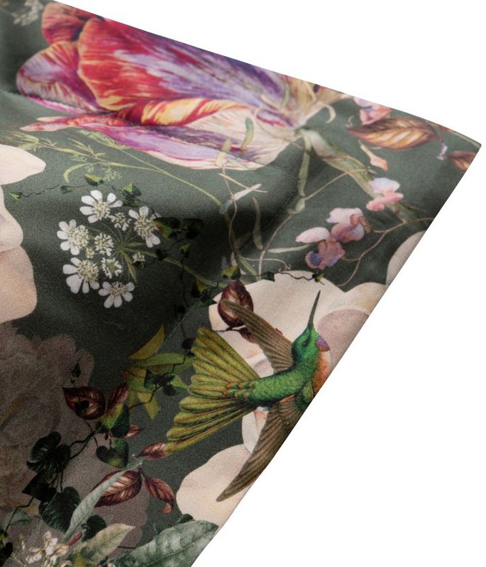 Sateen pillowcase Magic Garden Moss
