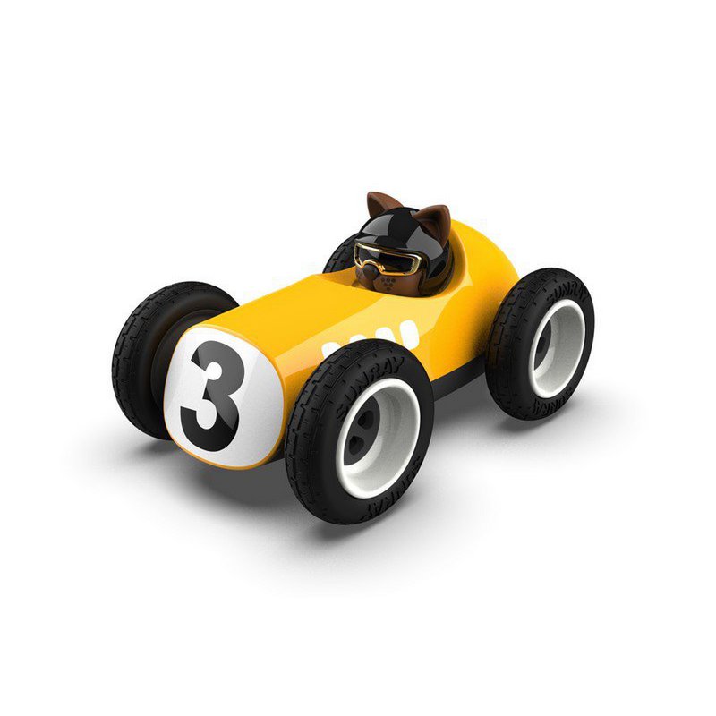 Playforever - Karlos Egg Car - Sunnysider - Gul -