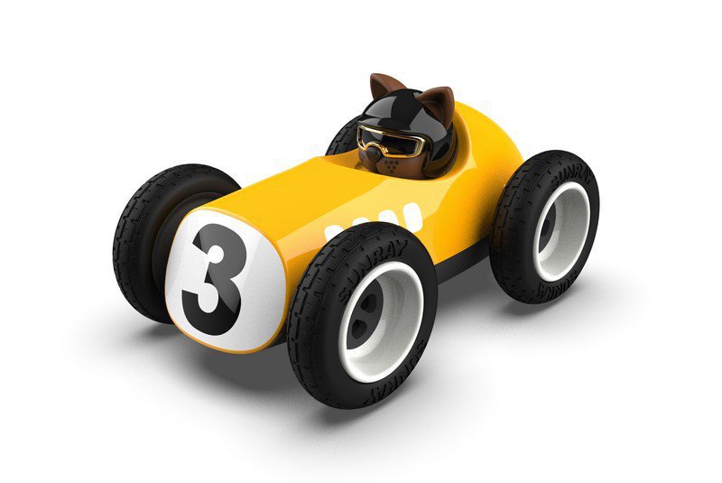 Playforever - Karlos Egg Car - Sunnysider - Yellow -