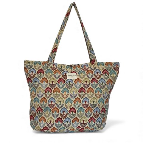 Large Shopper with zipper FLORA