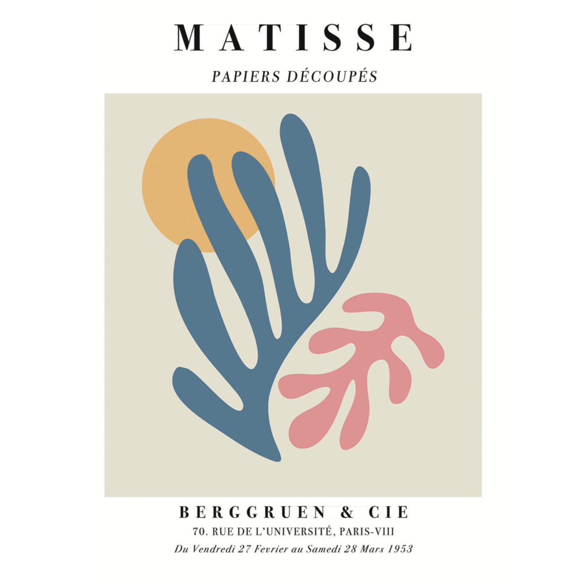 Postkaart Henri Matisse - Figures Abstraites