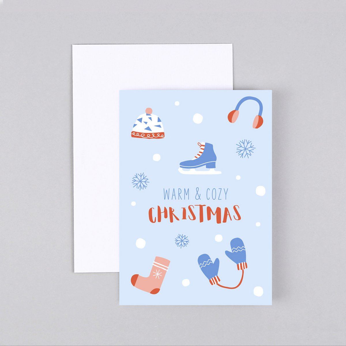 Kerstkaart Olaf hoed