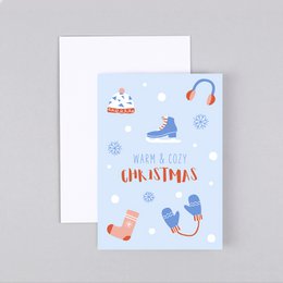 Carte de Noël Chapeau Olaf