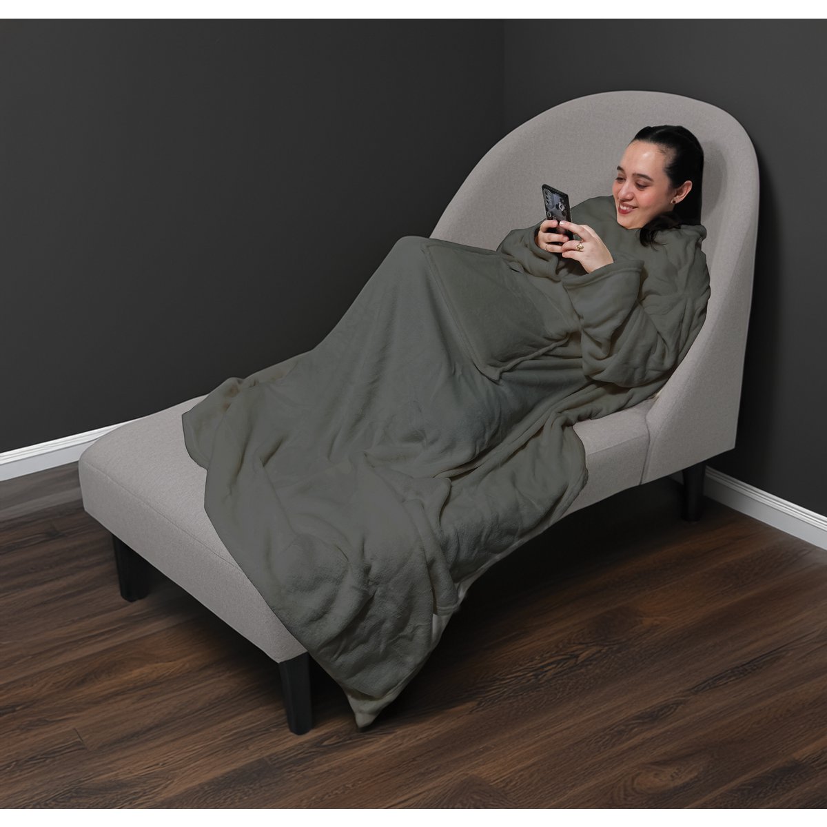 Mad Monkey - Coperta Riscaldata Beige