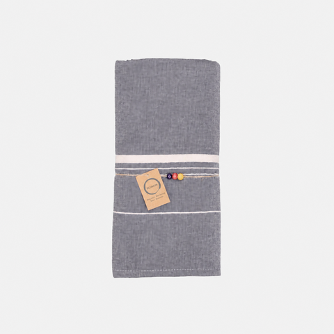 Ecobain Towel "Cocoon" | Storm Cloud (Dunkelgrau)
