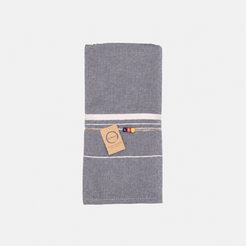 Ecobain Towel "Cocoon" | Storm Cloud (Dunkelgrau)