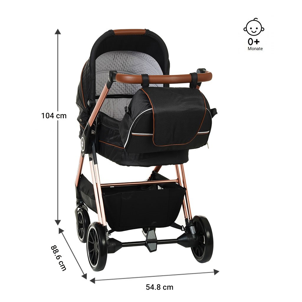Poussette bébé Barron 3 en 1