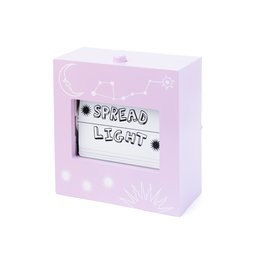 25 PHRASES FOR A HAPPY LIFE PINK HF