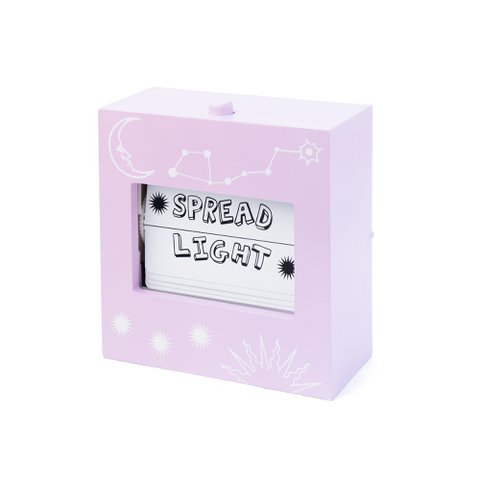 25 PHRASES FOR A HAPPY LIFE PINK HF
